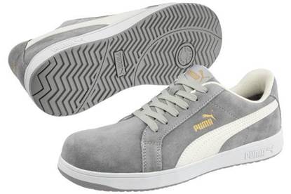 Afbeeldingen van Puma Iconic suede grey veiligheidsschoen S1P