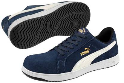 Afbeeldingen van Puma Iconic suede navy veiligheidsschoen S1P